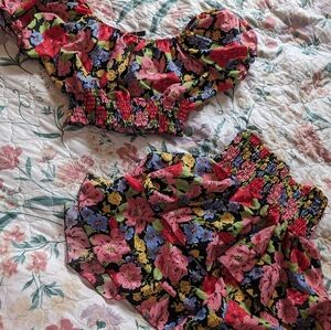 Floral two piece set